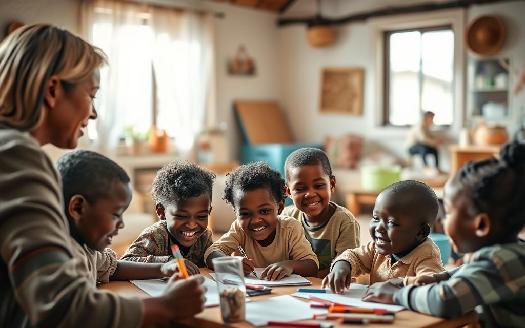 memantau anak yatim yang dibantu