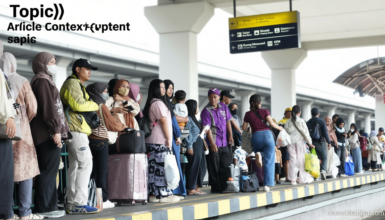 Kebijakan Baru: Nyaris Habis, Penjualan Tiket KAI selama Libur Lebaran 2026 Mencapai 4,3 Juta