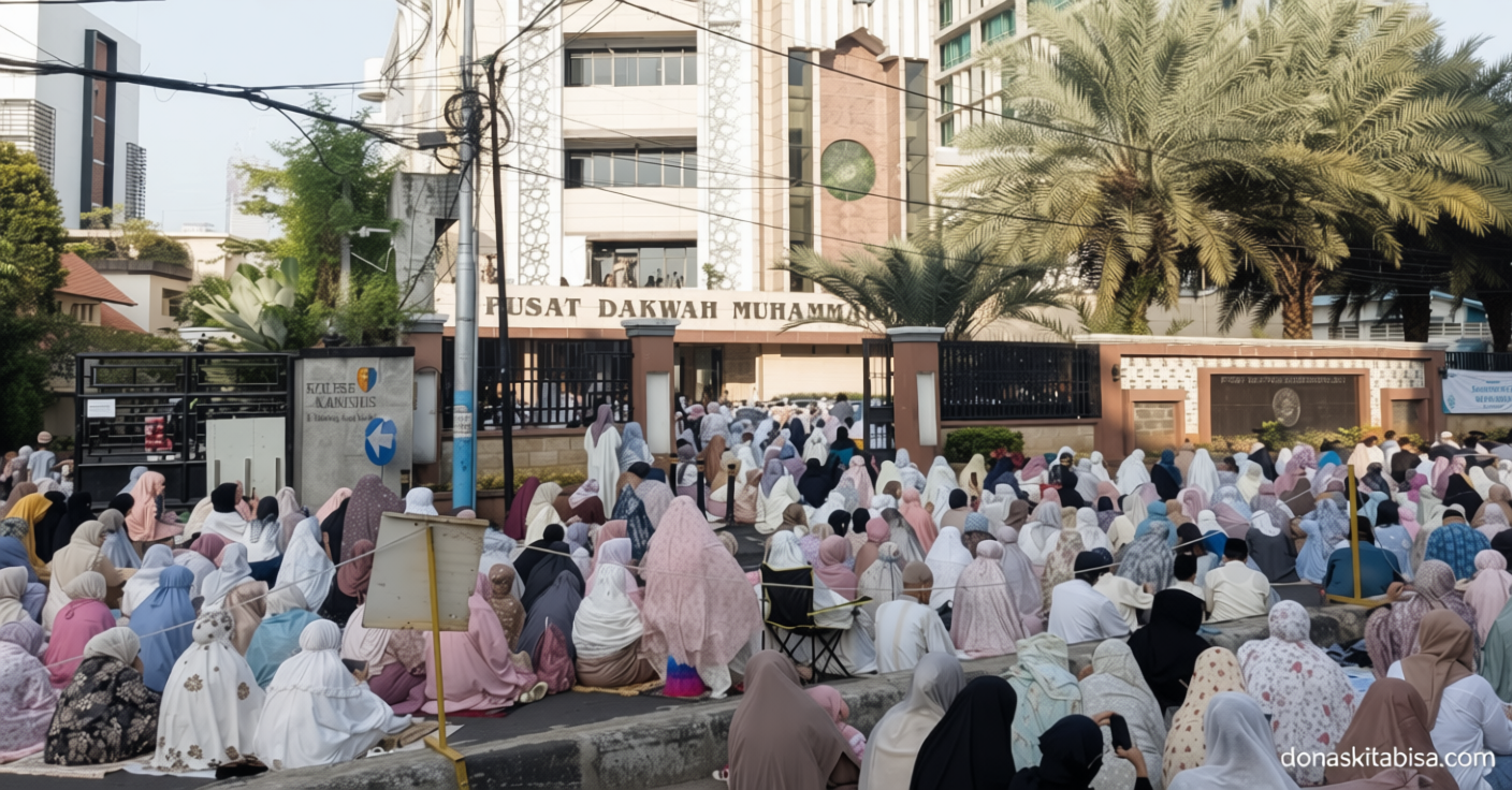 Jemaah Muhammadiyah Padati Menteng Raya Tunaikan Salat Idulfitri 1447 H