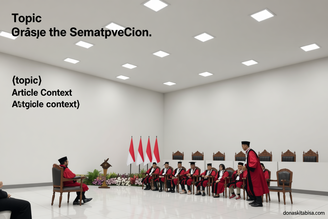 Solusi untuk: Hakim Konstitusi Liliek Prisbawono Adi bersidang di MK