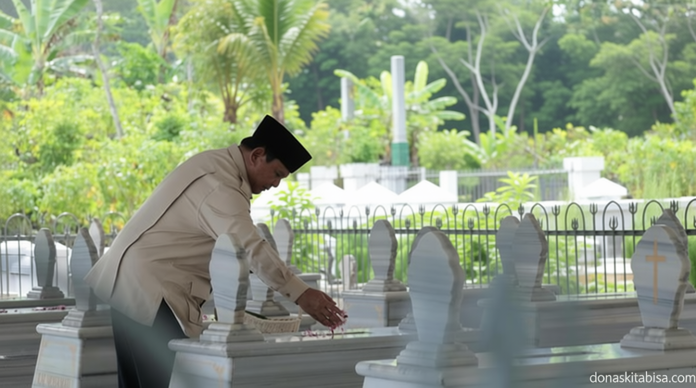 Important Visit: Prabowo Ziarah ke Makam Kakek-Nenek: Tempat Ini Tersimpan Sejarah Keluarga