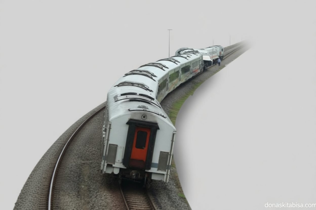 Strategi Penting: Daop Bandung: KA reguler normal meski ada kereta anjlok di Bumiayu