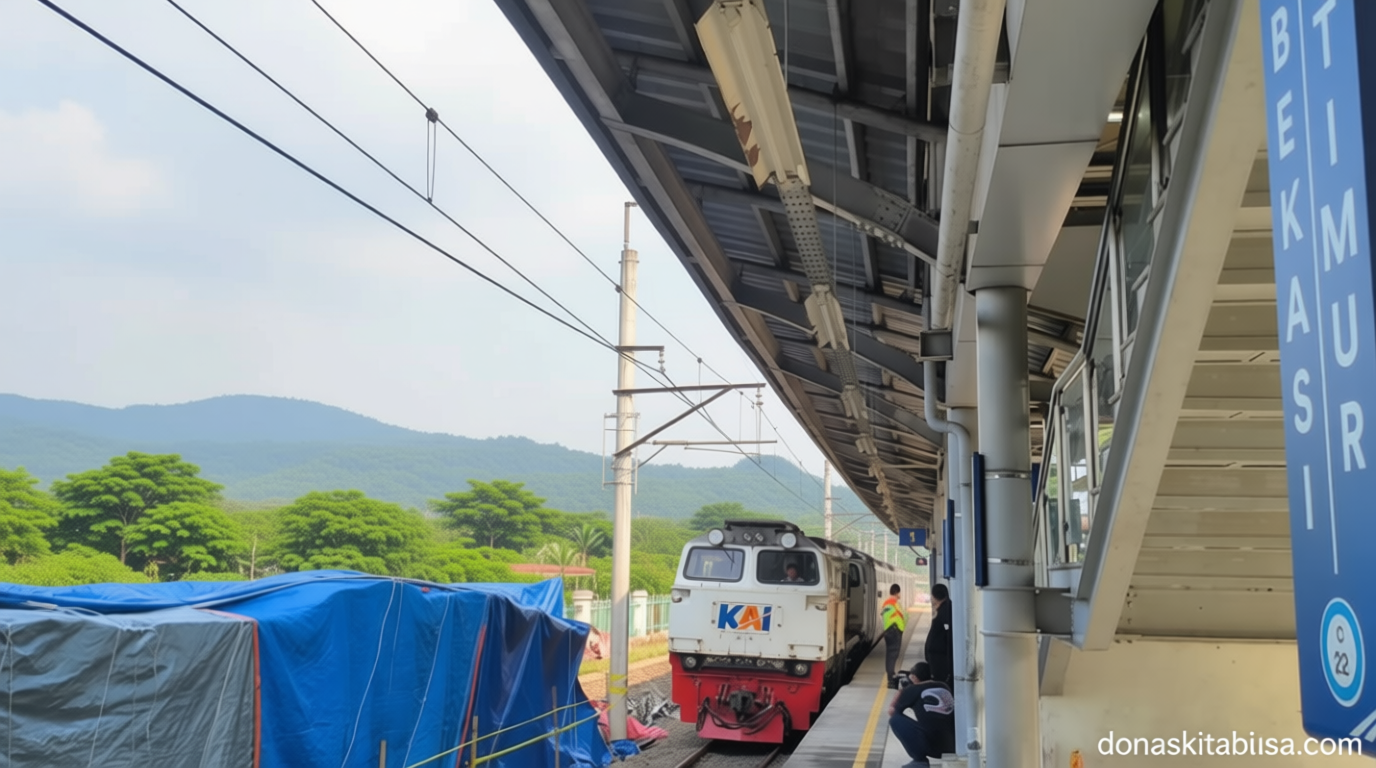 Special Plan: Kondisi Terkini Stasiun Bekasi Timur Usai Tabrakan KA, 2 Jalur Sudah Dilintasi