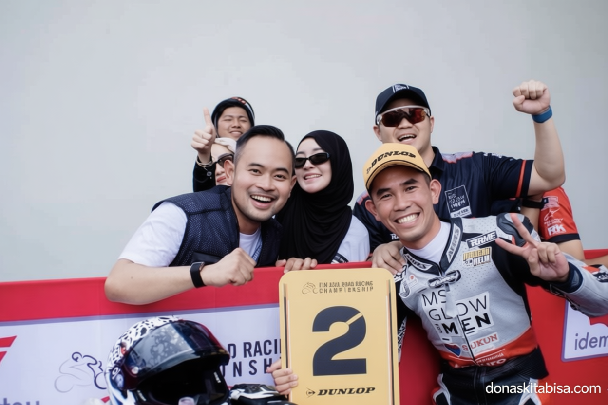 Pemilik MS Glow Racing apresiasi Gerry Salim yang raih podium ARRC