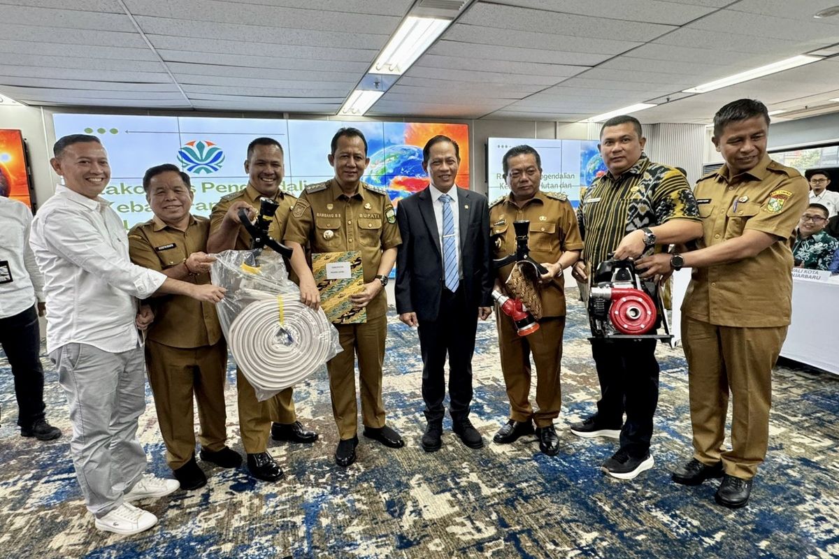 Agenda Kunjungan: Pemkab OKI terima bantuan Rp1,59 miliar untuk pengendalian karhutla