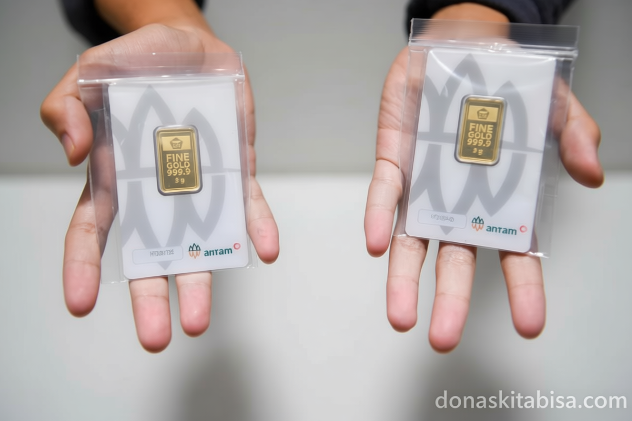 Harga emas Antam turun ke Rp2,8 juta/gram pada Senin