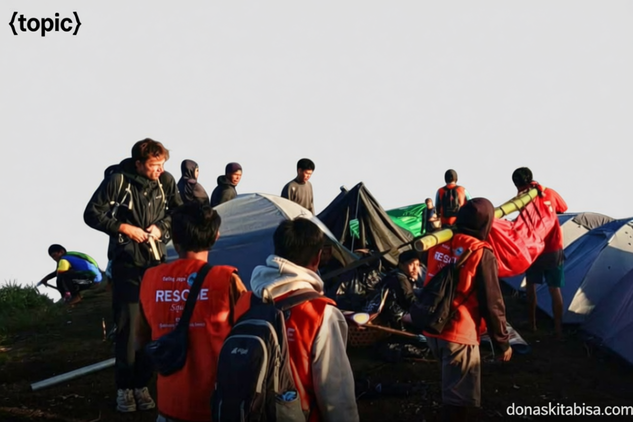 TNGR: Korban kecelakaan di jalur pendaki Gunung Rinjani dievakuasi