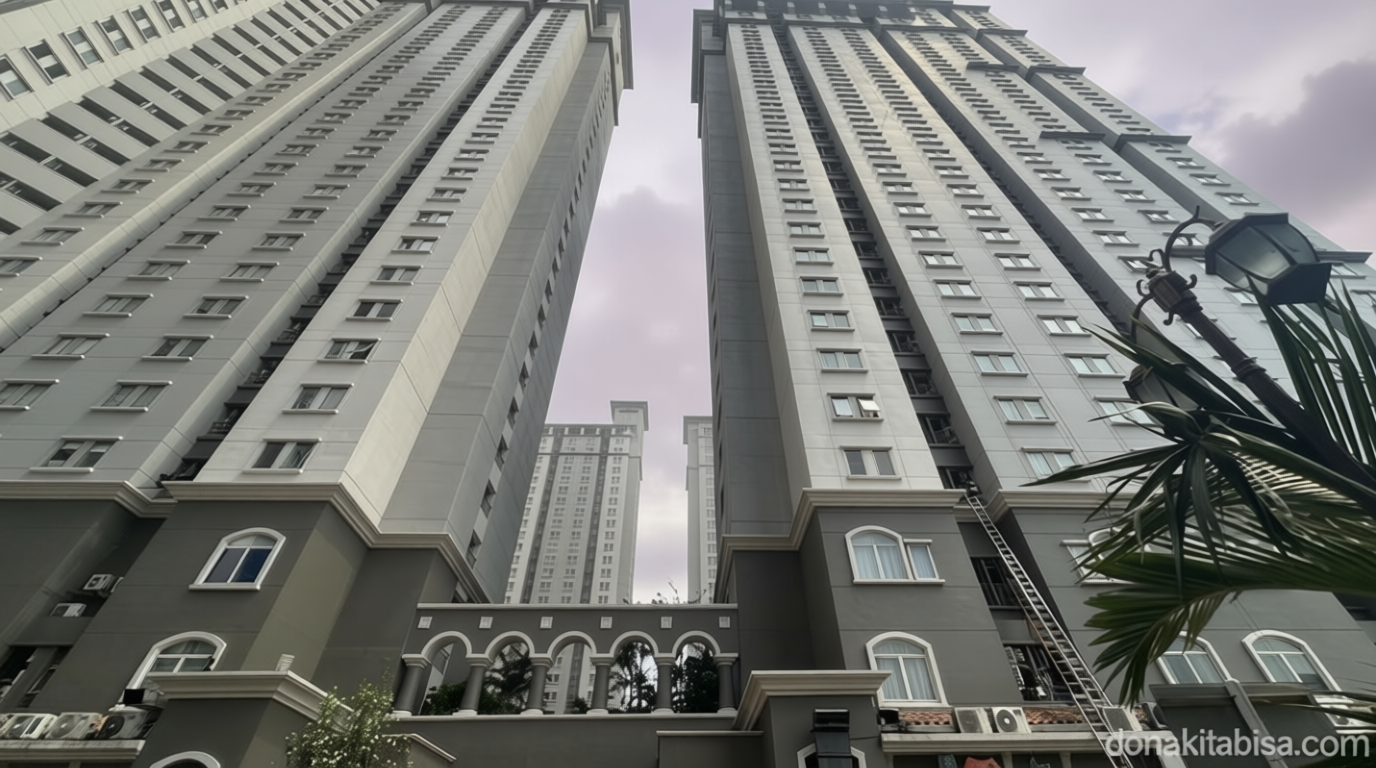 Asap Hitam Masih Mengepul di Apartemen Jakbar yang Terbakar