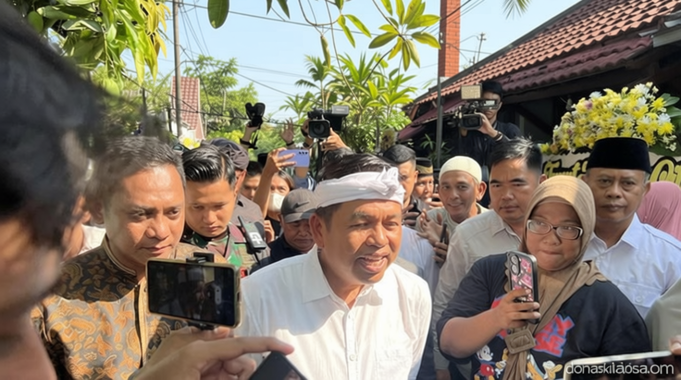 Visit Agenda: KDM Melayat ke Rumah Duka Karyawati KompasTV Korban Kecelakaan Kereta Bekasi