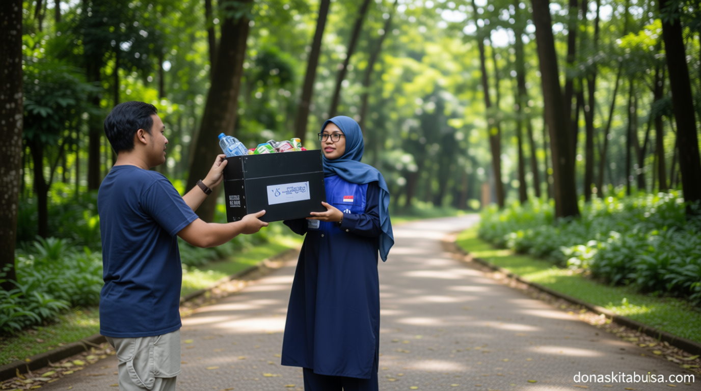 Begini Cara Warga Tukar Sampah Jadi Poin di Waste Station