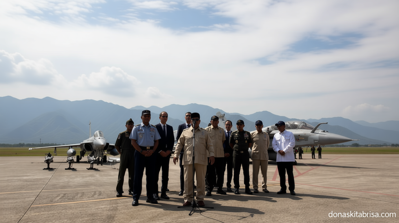 Facing Challenges: Serahkan Rafale-Misil ke TNI, Prabowo: Ini Tonggak Penambahan Kekuatan RI