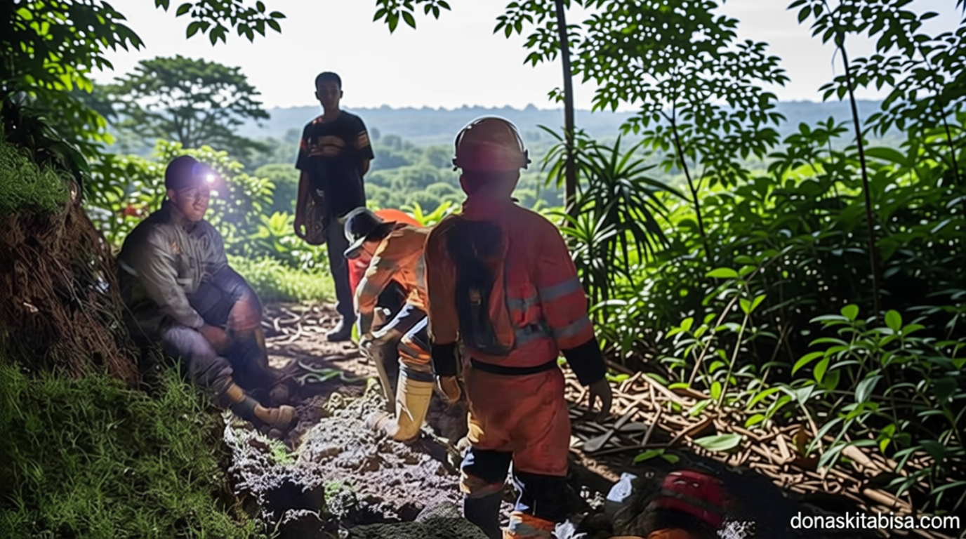 Sedang Jalan ke Warung – Wanita Tewas Tertimpa Tebing Longsor di Bogor