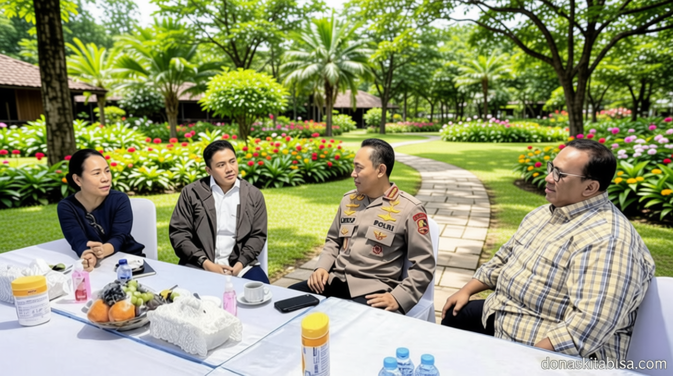 Main Agenda: Malam Jelang May Day, Kapolri dan Seskab Temui Pimpinan Buruh di Monas