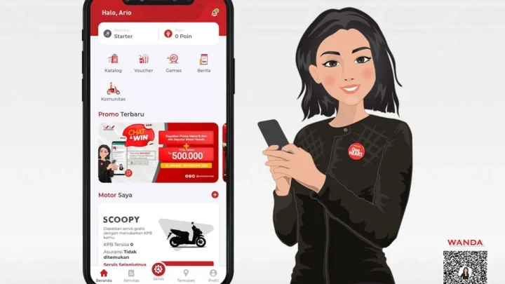 Wahana Honda Rilis Fitur Riwayat Servis Digital di Aplikasi Wanda