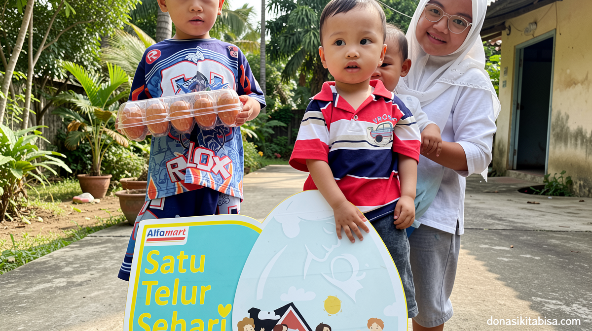 Alfamart Perkuat Cegah Stunting Lewat Edukasi Gizi di Hari Anak Nasional, Lengkapi Program Satu Telur Sehari