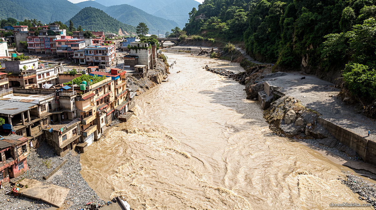 Kemlu Pastikan 51 WNI Aman di Tengah Banjir Nepal, 420 Turis Asing Belum Terhubung